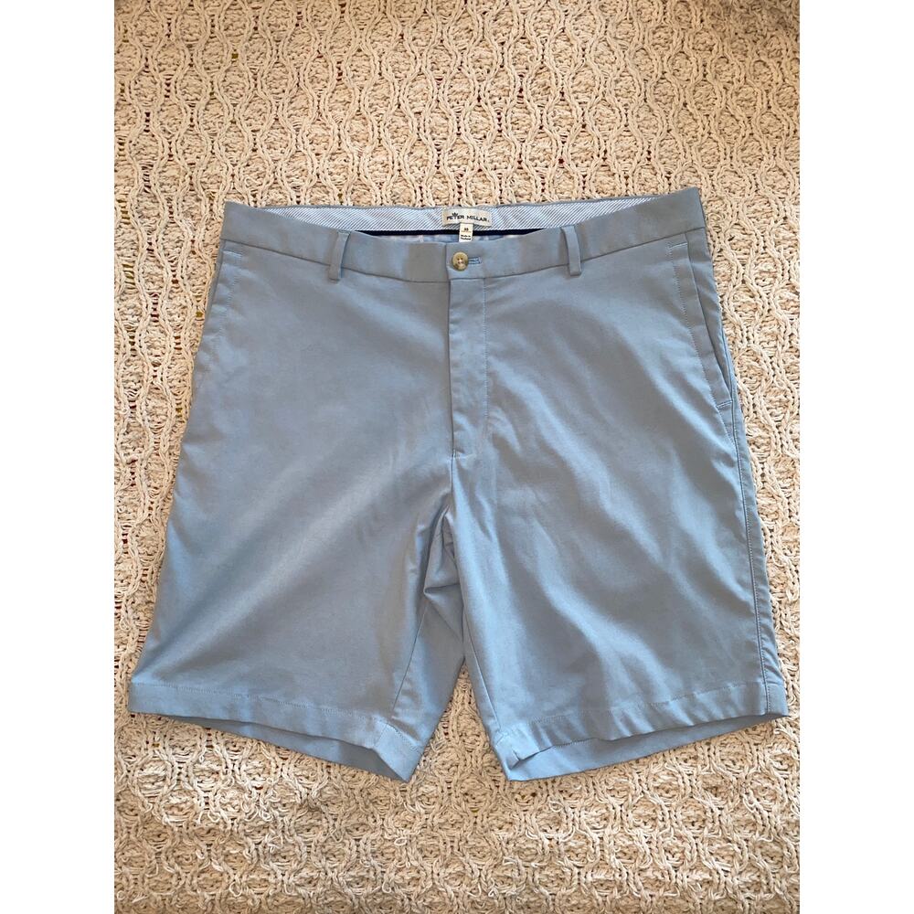 Peter Millar Performance Shorts Blue Polyester/Ny… - image 1
